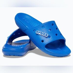CROCS Classic Crocs Slide - Blue Bolt/Does not include Jibbitz
NWOT
